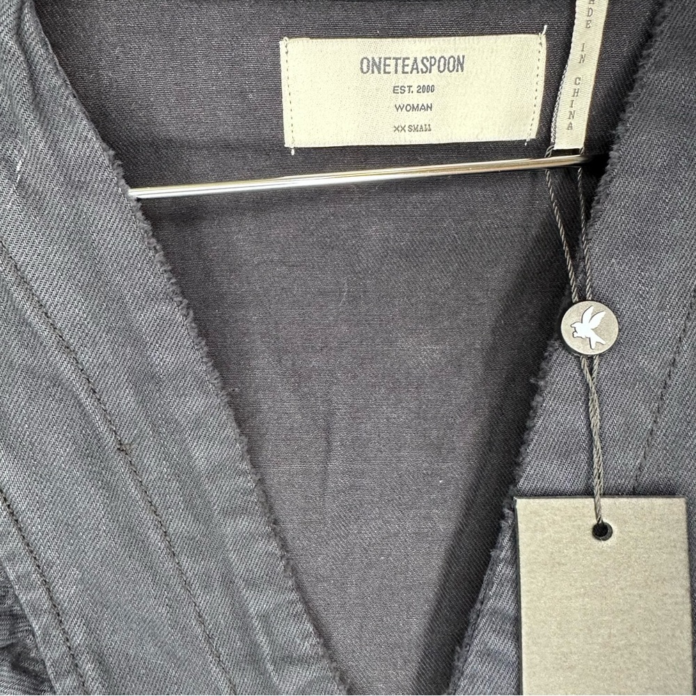 One Teaspoon Captain Ruffle Longsleeve Top - Picture 5 of 7